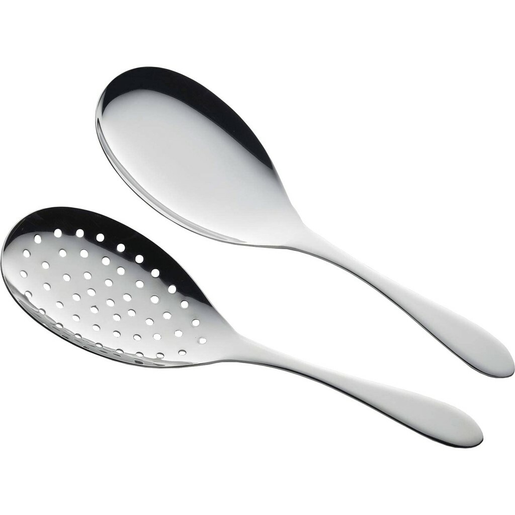 下村工業不鏽鋼大湯匙分食匙2入一組TAKAYA鷹屋公司貨攪拌分匙湯匙一體