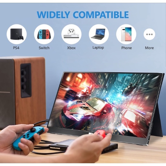 ARZOPA A1 MAX 17.3吋FHD 1080P 高清攜帶型螢幕IPS廣視角Type-C／Mini