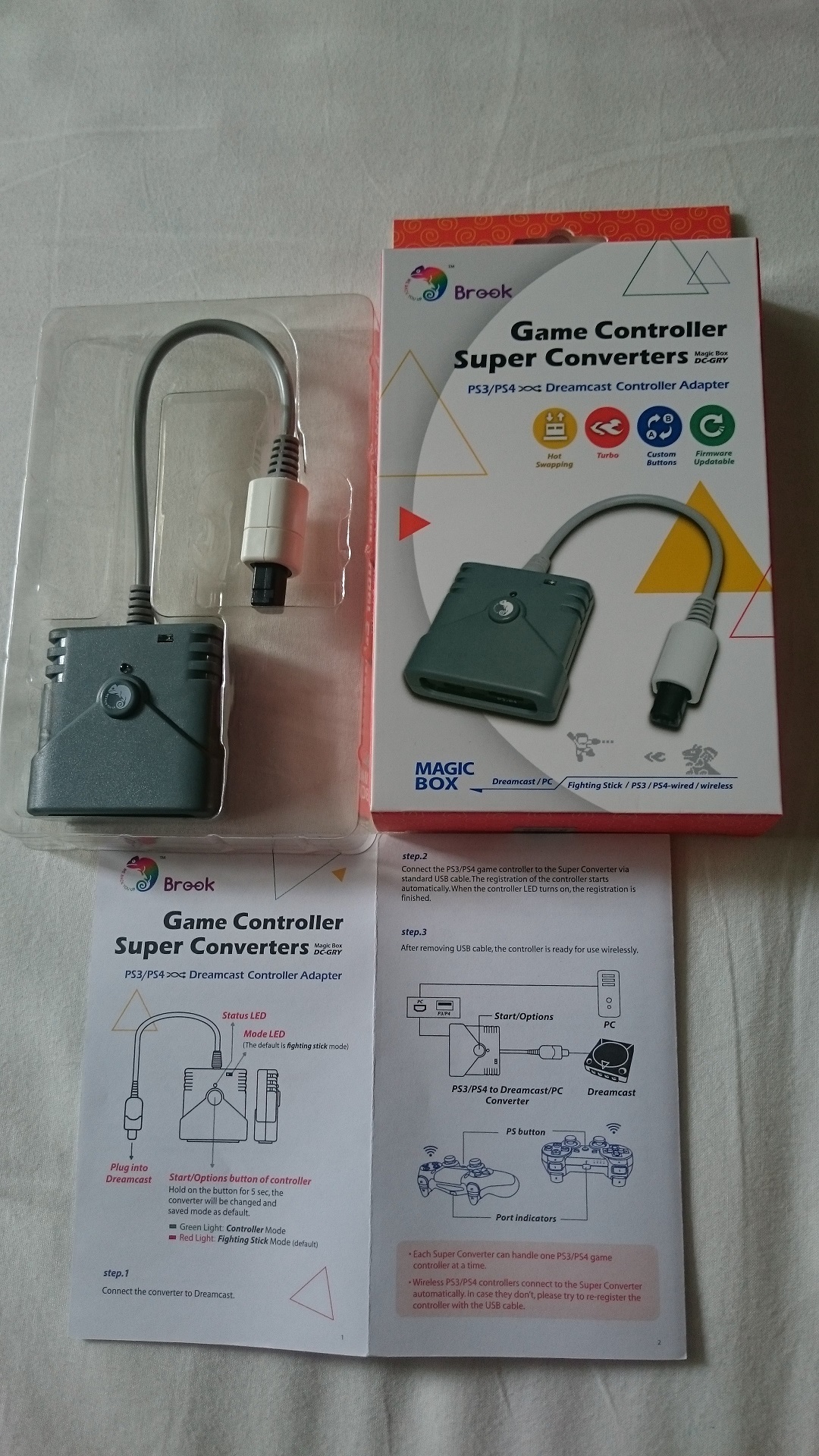 dreamcast controller to pc usb converter adapter