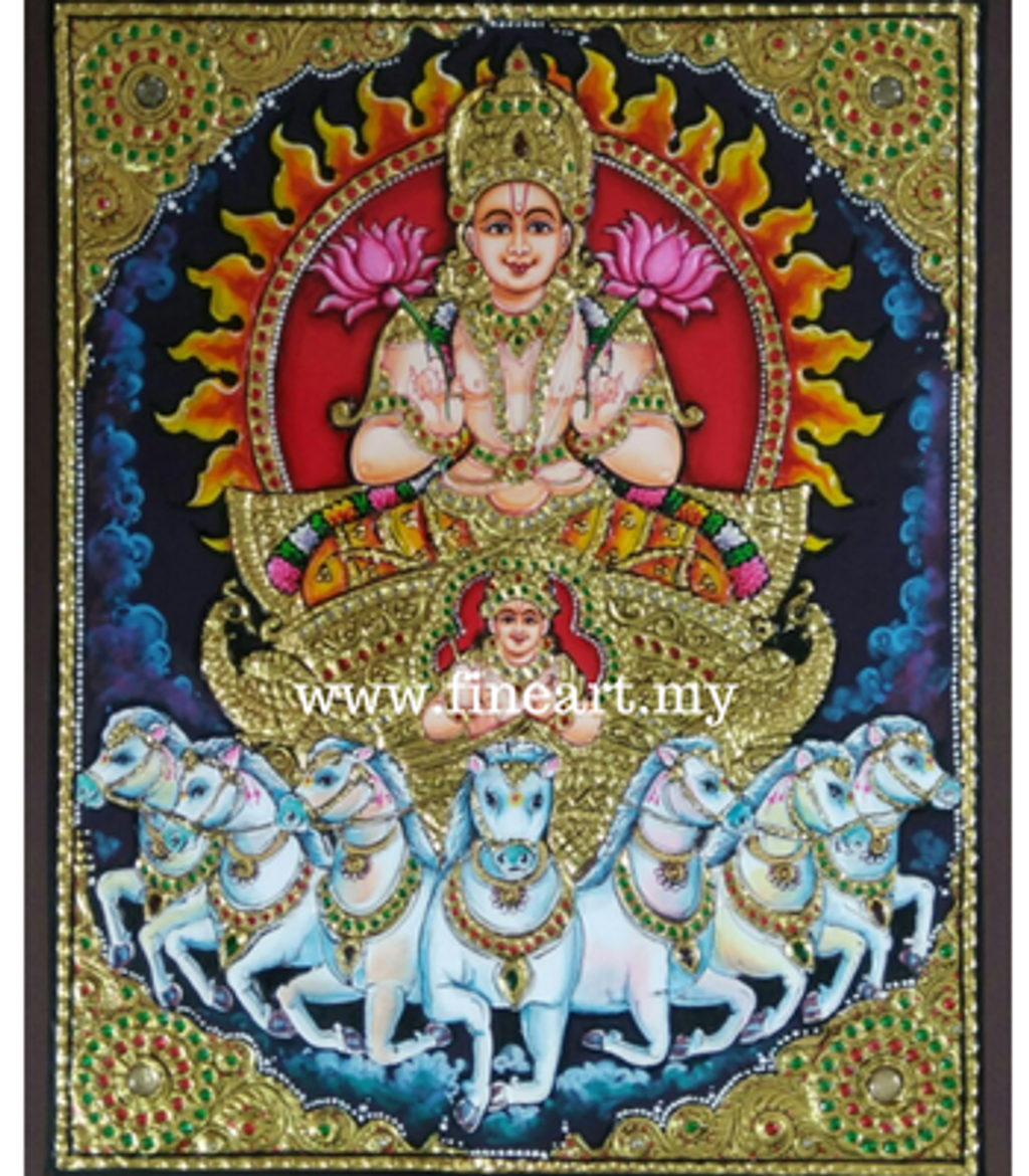 TFG1292 Surya Bhagavan – Tanjore Fineart Gallery