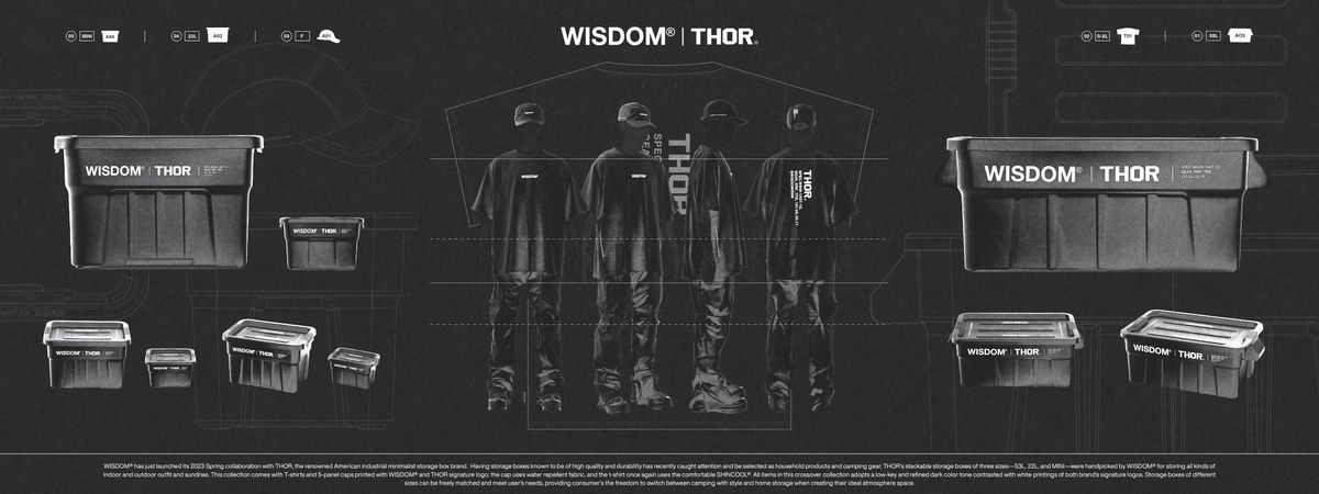 WISDOM® X THOR 2023 SPRING COLLABORATION 全系列發售！