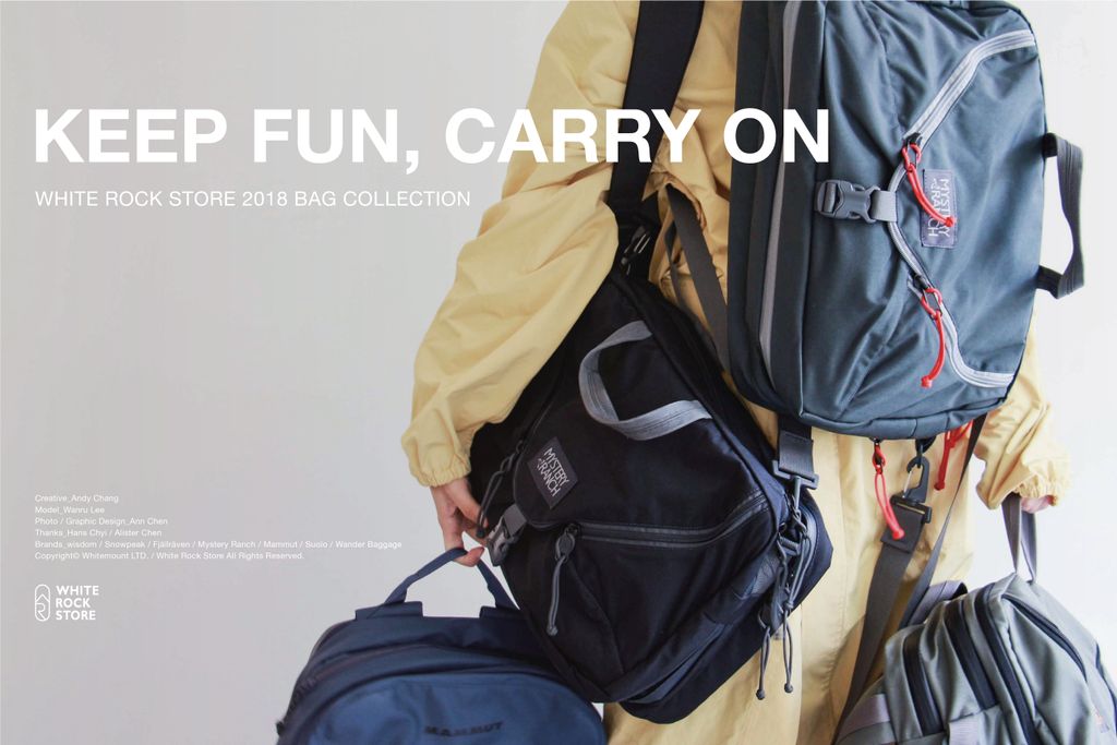 White Rock Store 2018 “Keep Fun, Carry On” Bag Collection