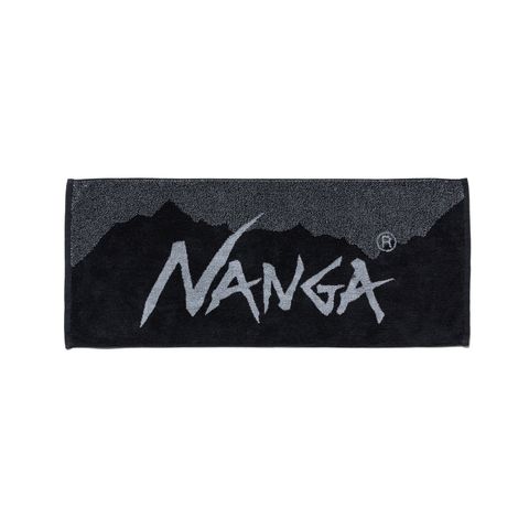 NANGA LOGO FACE TOWEL_MGRY