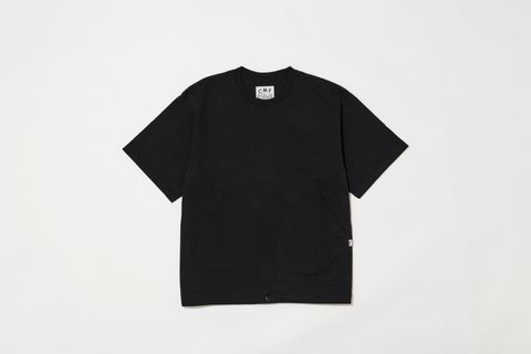 49-1 2PK SLOW DRY TEE SS(BLACK)