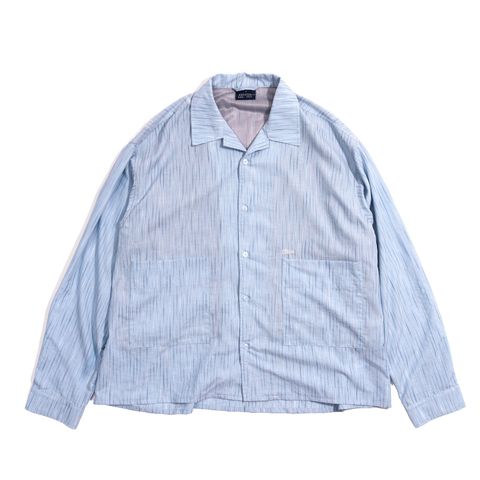 Graphic Pocket Shirt(BW Stripe)-1