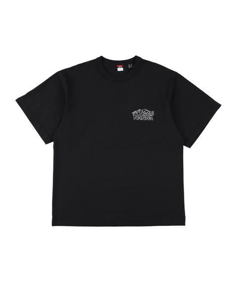 ECO HYBRID LINE DRAWING TEE_BLK
