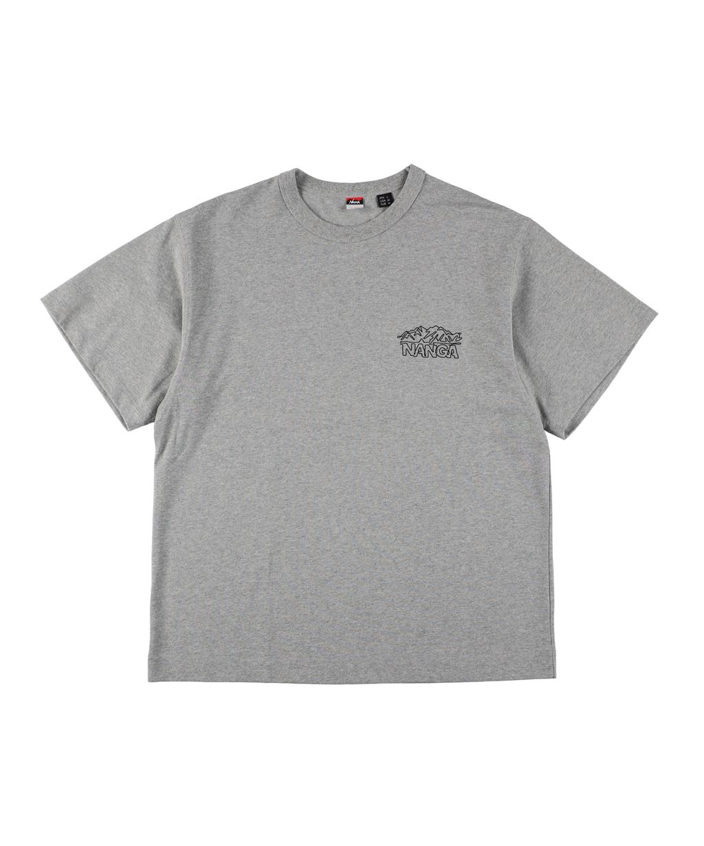 ECO HYBRID LINE DRAWING TEE_L.GRY
