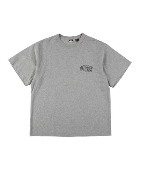 ECO HYBRID LINE DRAWING TEE_L.GRY