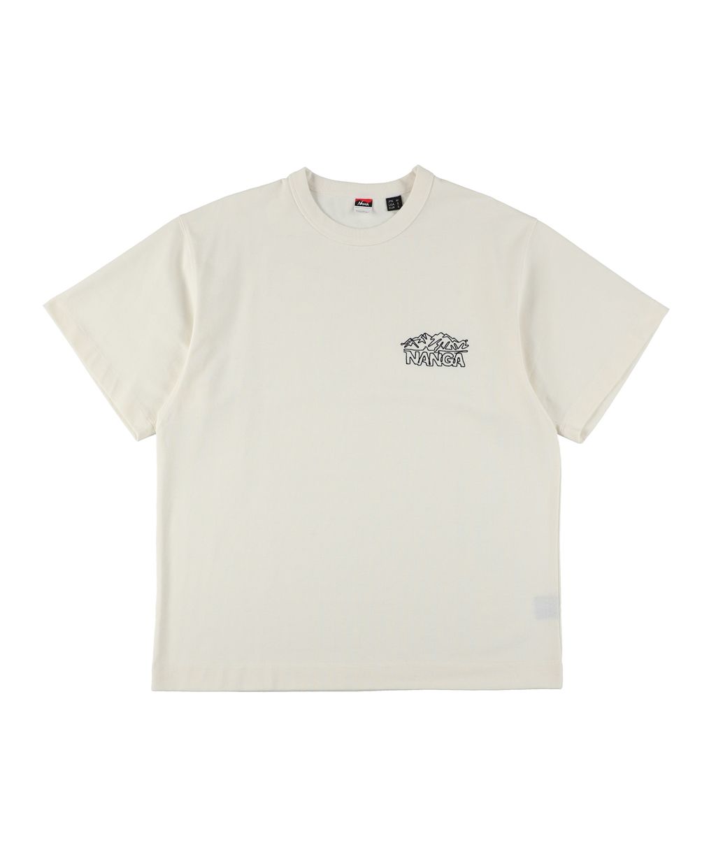 ECO HYBRID LINE DRAWING TEE_WHT