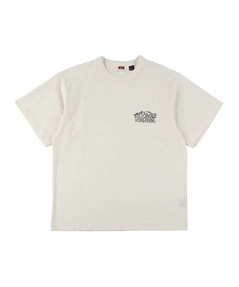 ECO HYBRID LINE DRAWING TEE_WHT