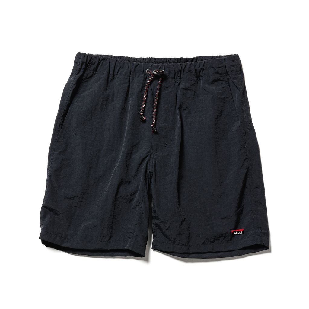 NYLON TUSSER EASY SHORTS_BLK