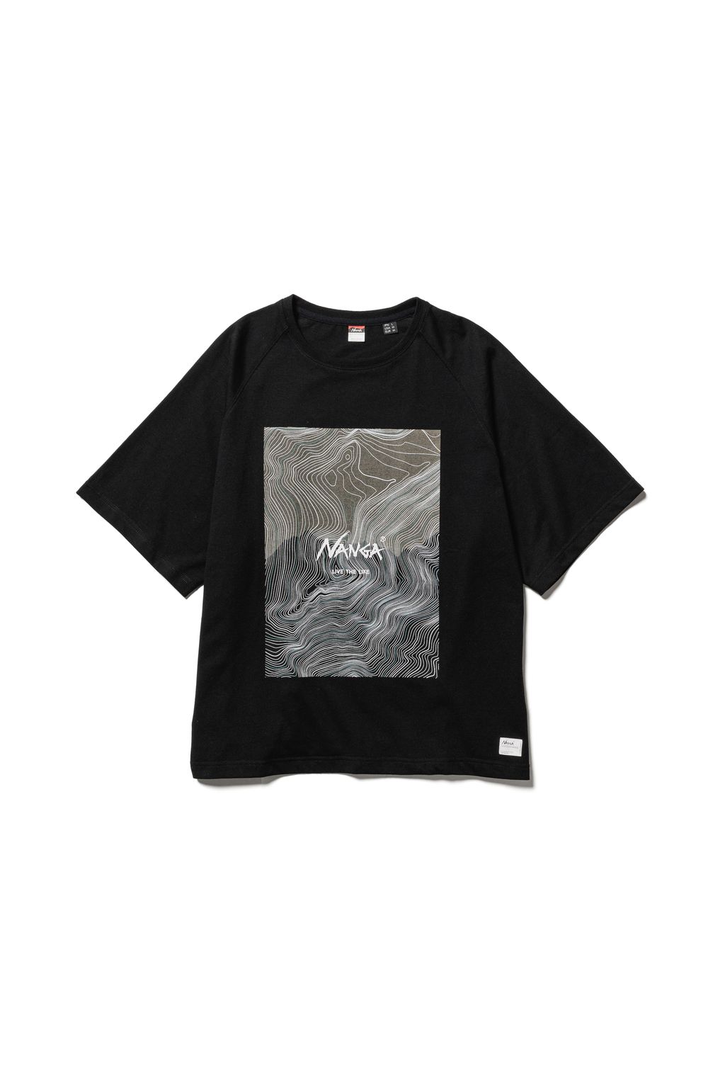 NANGA2022_ ECO HYBRID LOOSE FIT CONTOUR MAP LOGO TEE_BLK.jpg