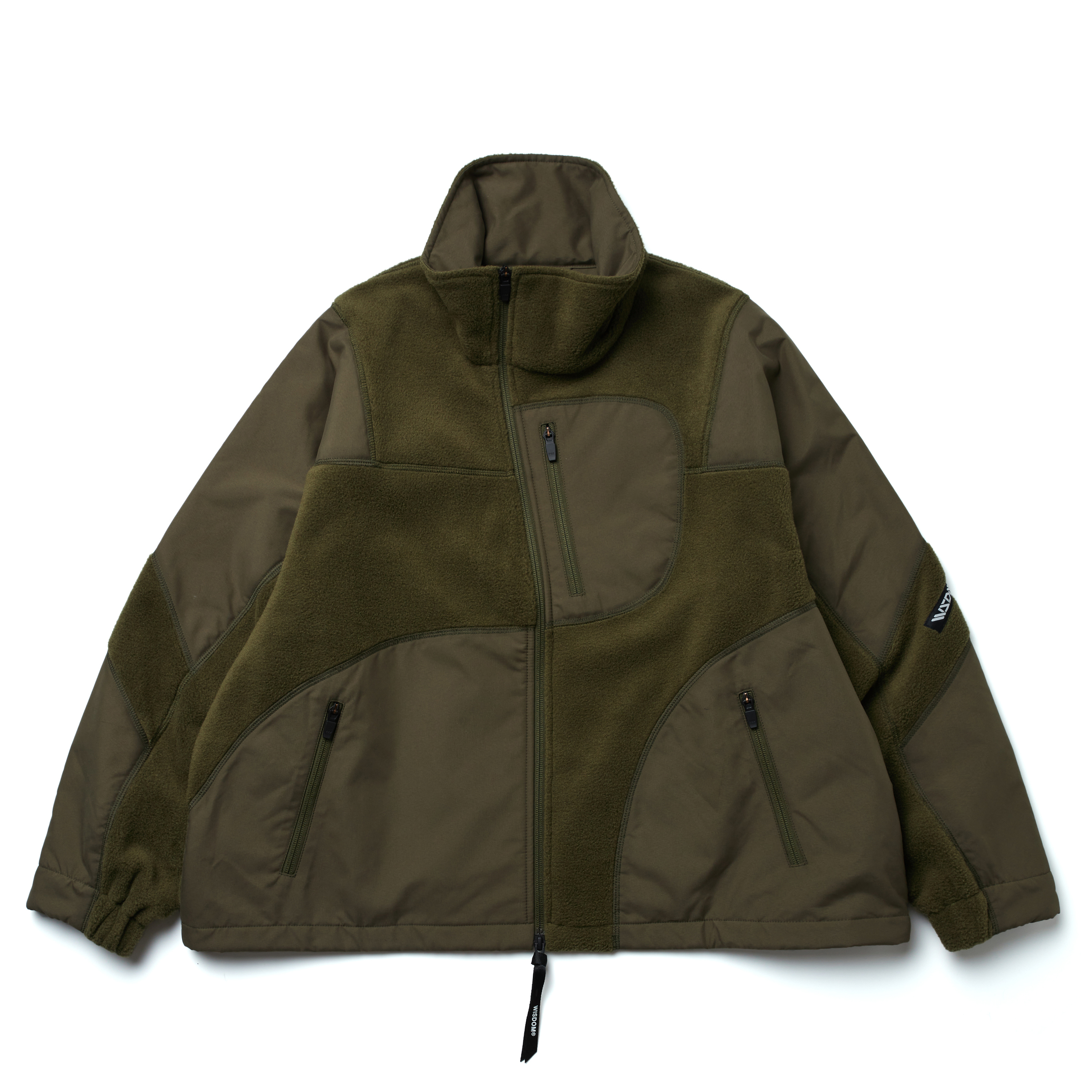 WISDOM Hollow-Fleece Splice Outer - Army – WHITEROCK