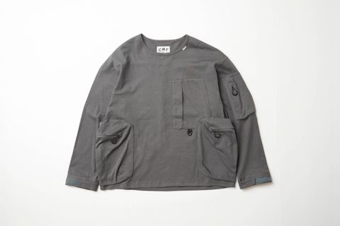 19-4 SLOW DRY TEE(3D)CHARCOAL