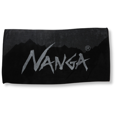 NANGA2022_NANGA LOGO BATH TOWEL_GRY