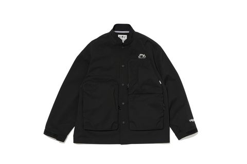 14-1 COLLERLESS COVERALL COEXIST(BLACK)