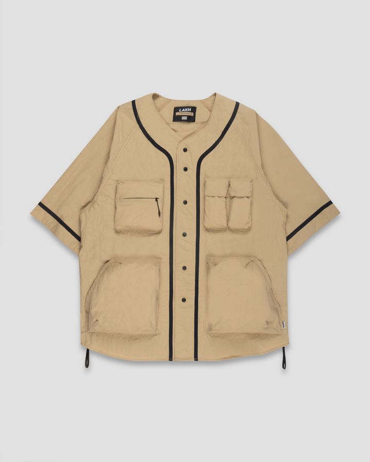 Multi Pockets Baseball Shirt_3