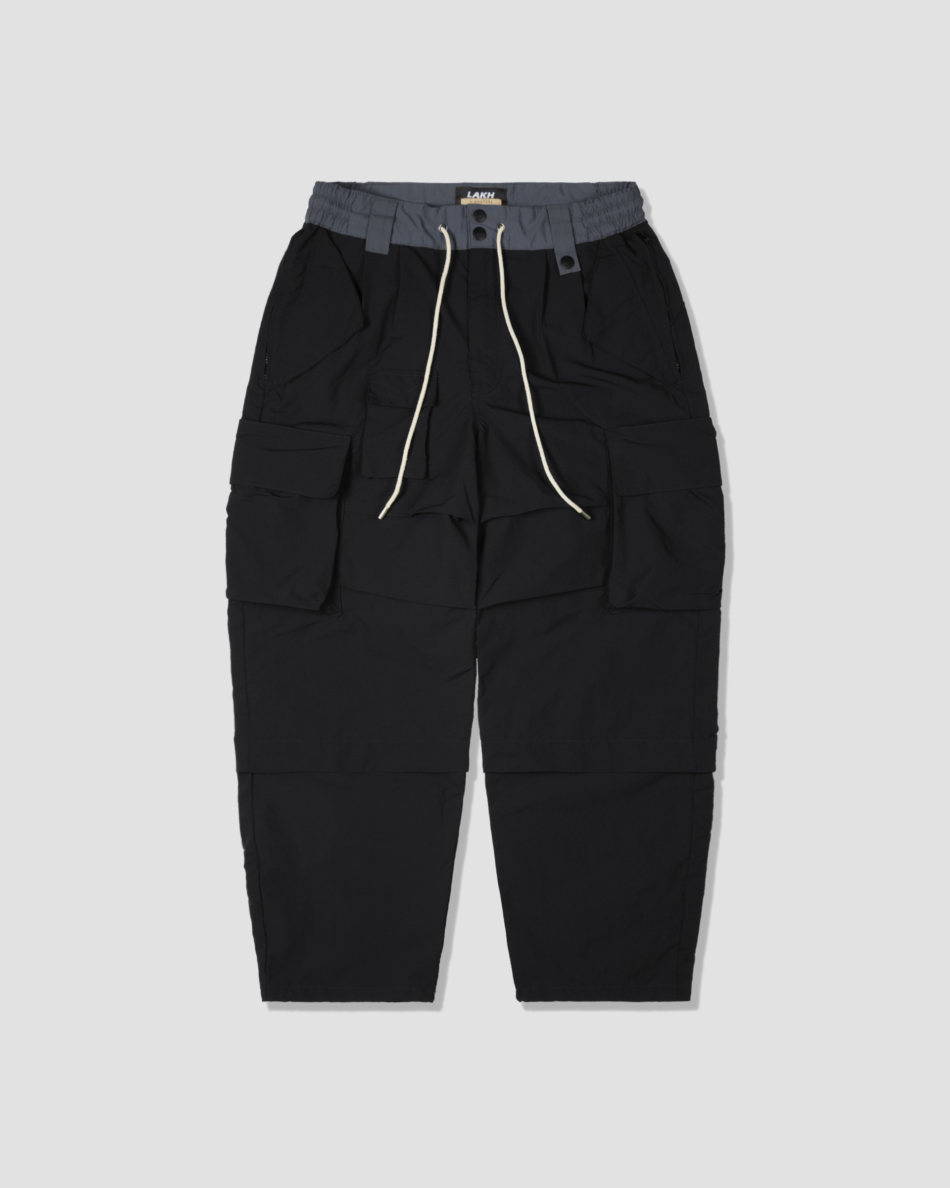 LAKH Adjustable Cargo Pants _Black_2024AW (2)