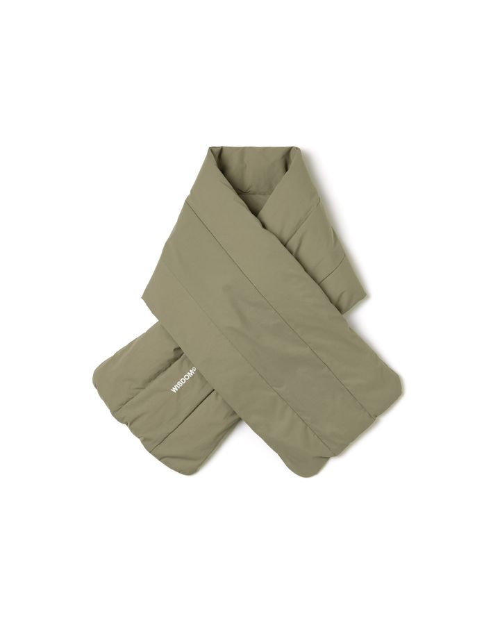 WISDOM® DOWN PACKABLE SCARF 羽絨圍巾- KHAKI WA24-1A05-03 (1)