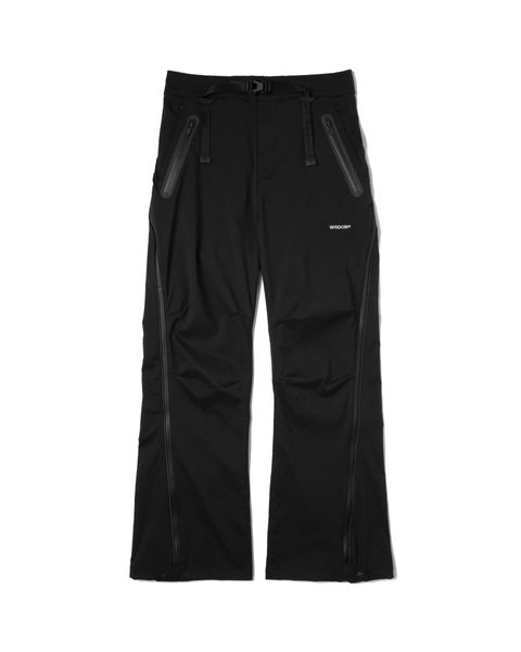 WISDOM® BOOTCUT PANTS BLACK 運動長褲WA24-1P03-01-1