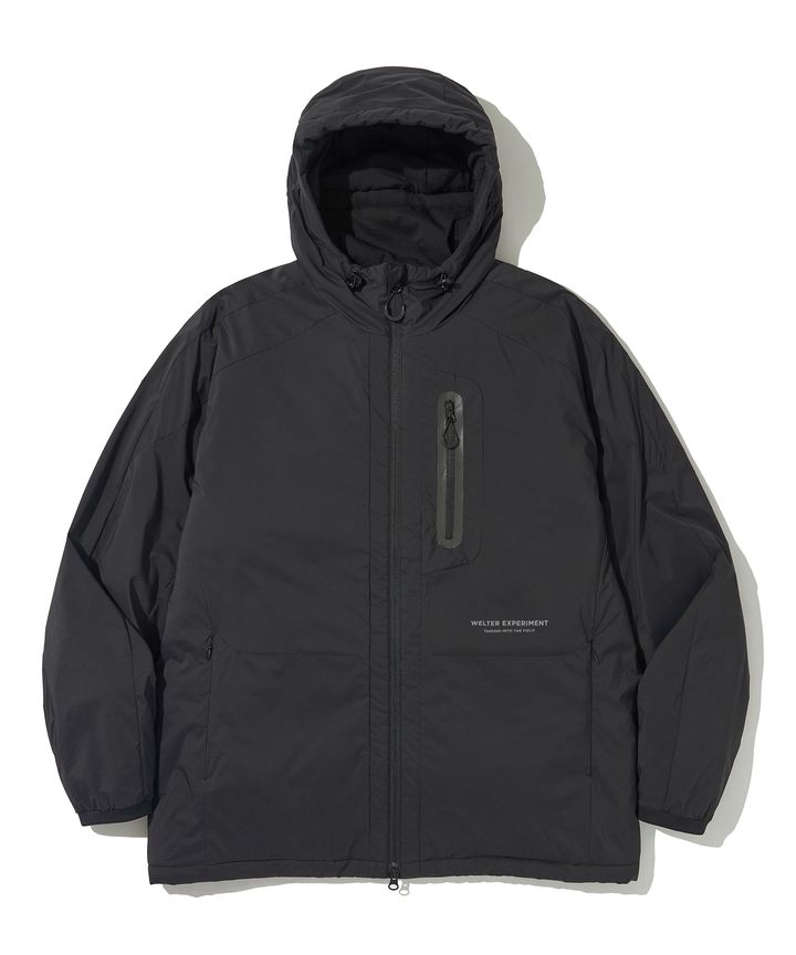 LIGHT PRIMALOFT HOOD JACKET_BLACK_WOL042 (1)