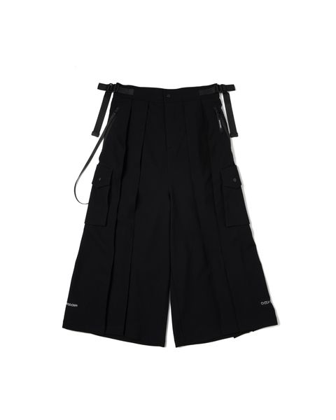 WISDOM® x oqLiq 2024 HAKAMA PANTS_BLACK WO24-1P01-01 (1)