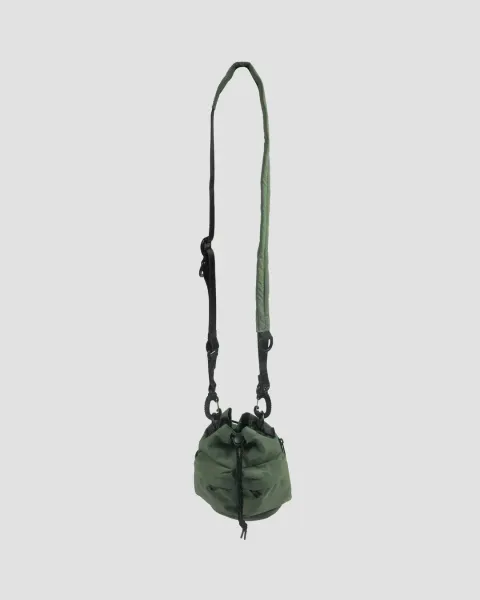 LAKH Mini pockets shoulder bag GREEN
