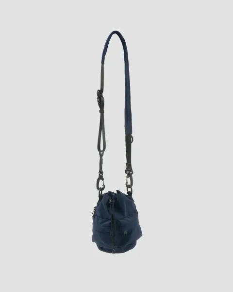 LAKH Mini pockets shoulder bag NAVY