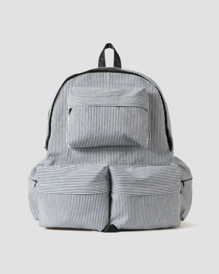 LAKH Ten Pockets Backpack_Strip Navy  (1)