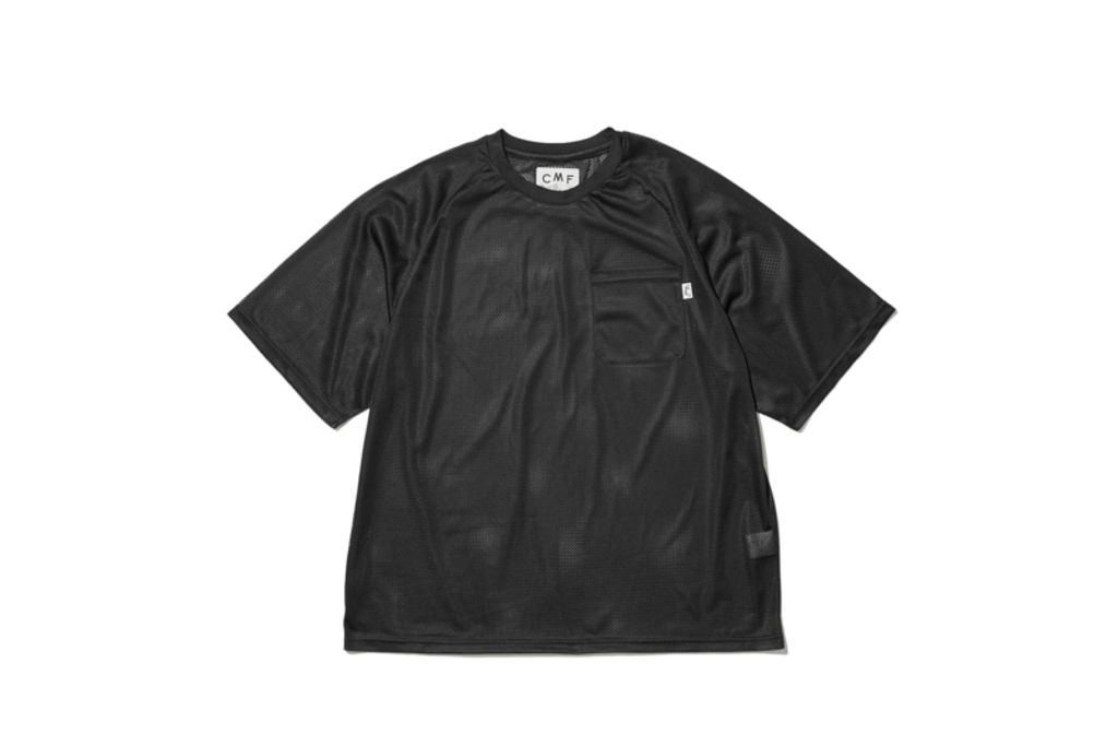 50-1 QUICK DRY MESH TEE SS(BLACK)