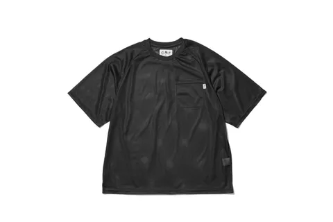50-1 QUICK DRY MESH TEE SS(BLACK)
