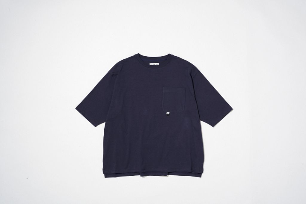 49-2 SLOW DRY POCKET TEE SS(EGGPLANT)