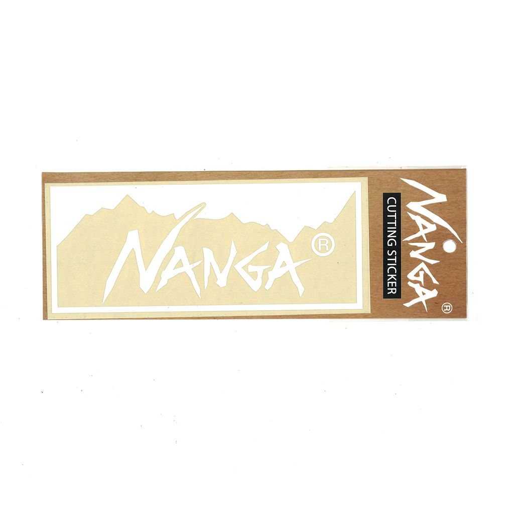 CUTTING BOXLOGO STICKER_WHT