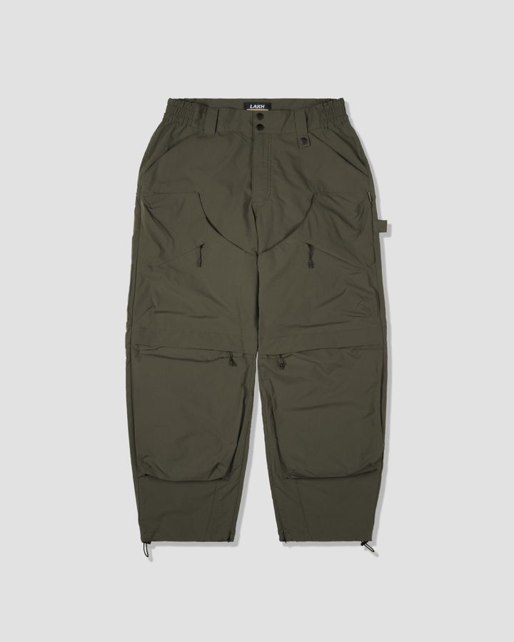 Patched Worker Pants_Olive_1
