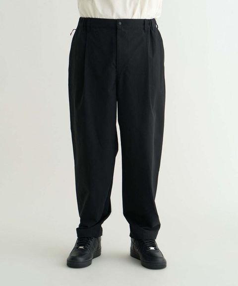 NANGA DOTAIR COMFY TUCK TAPERED PANTS_BLACK – WHITEROCK
