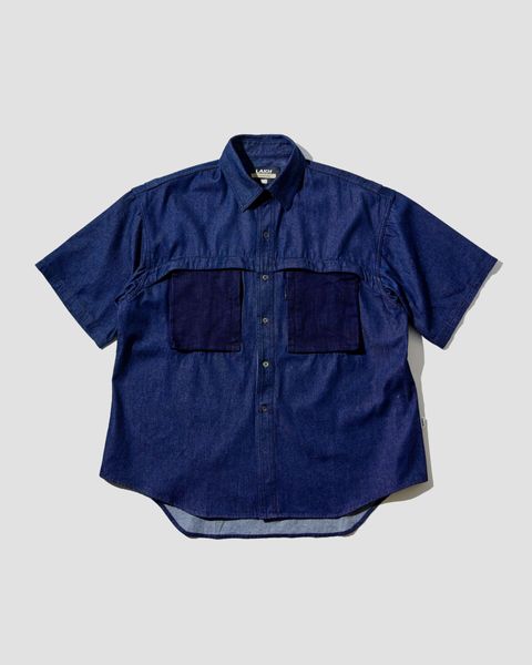 Copy of Breathable Western Field Shirt_Denim Navy_1