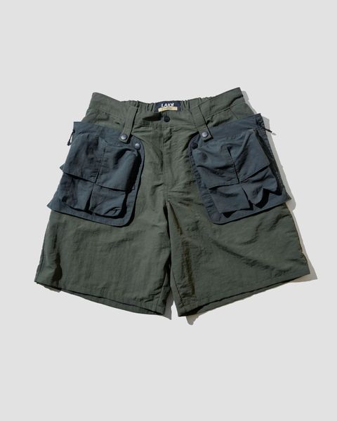 Copy of Conversion Ten Pockets Cargo Shorts_Army Green_1