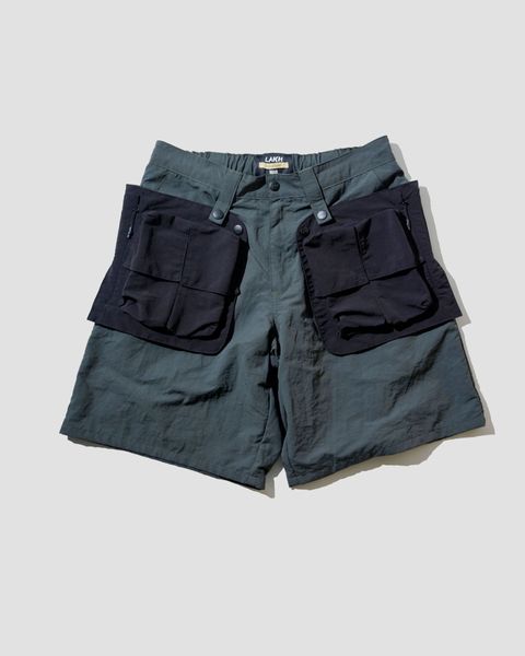Copy of Conversion Ten Pockets Cargo Shorts_Grey_1
