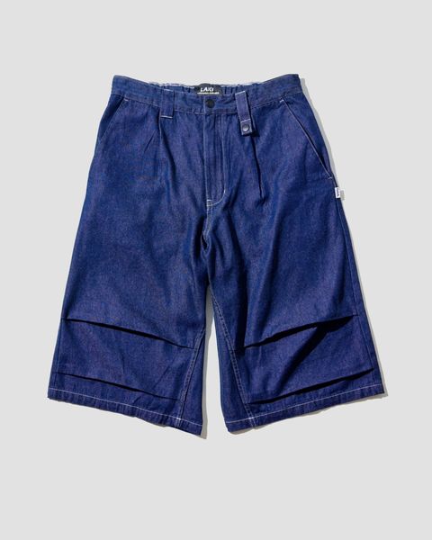 Copy of Conversion Flared Half-Pants_Denim Navy_1