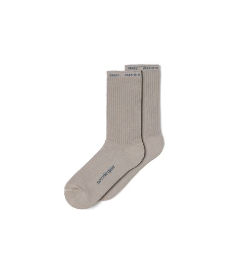 NOZZLE QUIZ® ESSENTIAL MID 中高筒休閒襪_SAND  EH-ESSX03SY (1)