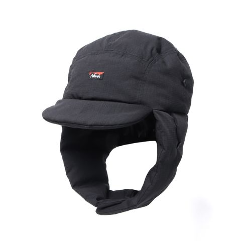 HINOC RIPSTOP DOWN EAR FLAP CAP_BLK