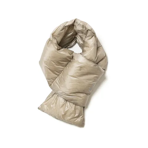PORTABLE LIGHT DOWN MUFFLER(UNISEX)_BEG