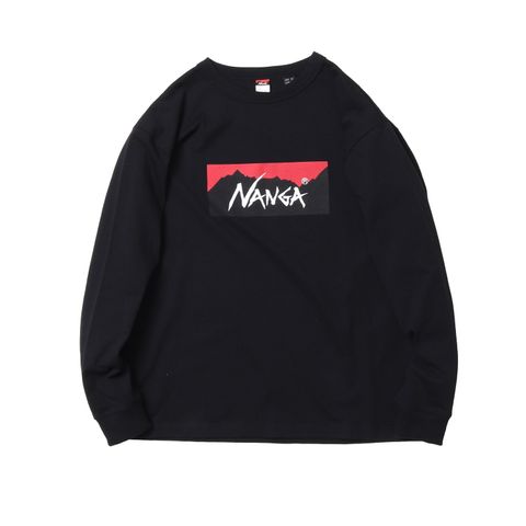 ECO HYBRID BOX LOGO LS TEE_BLK