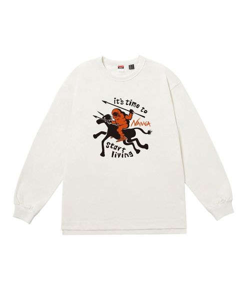 ECO HYBRID LS TEE DM_WHT