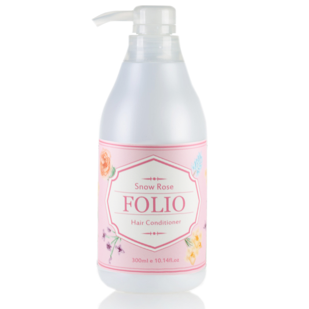 Folio花漾冰雪玫瑰修護潤髮乳300ml 花樂香氛髮品foliohairbeauty Folio花漾冰雪玫瑰修護潤髮乳300ml 花樂香氛髮品foliohairbeauty