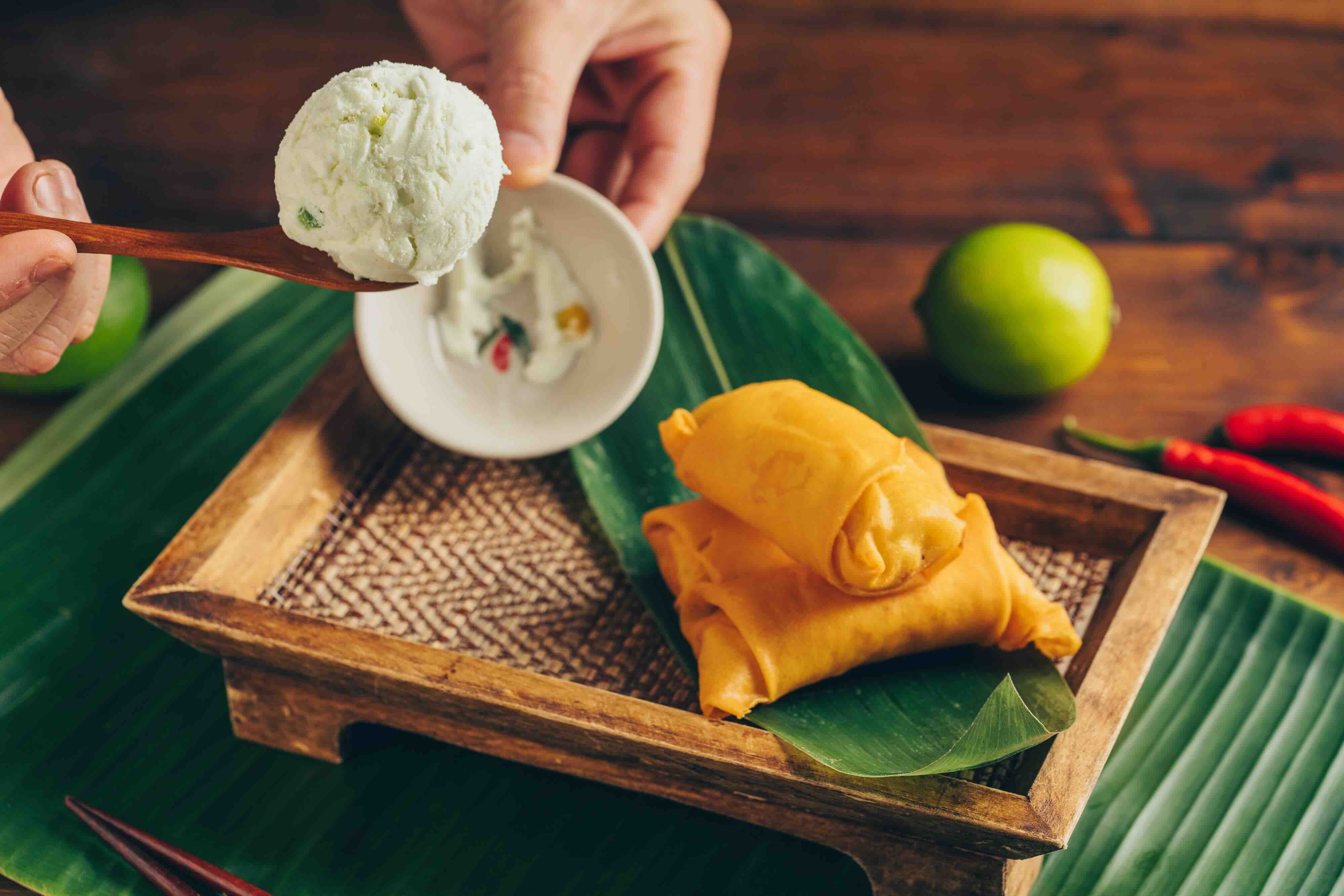 thaibananarollicecream