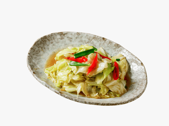 小食泰焰炒高麗菜