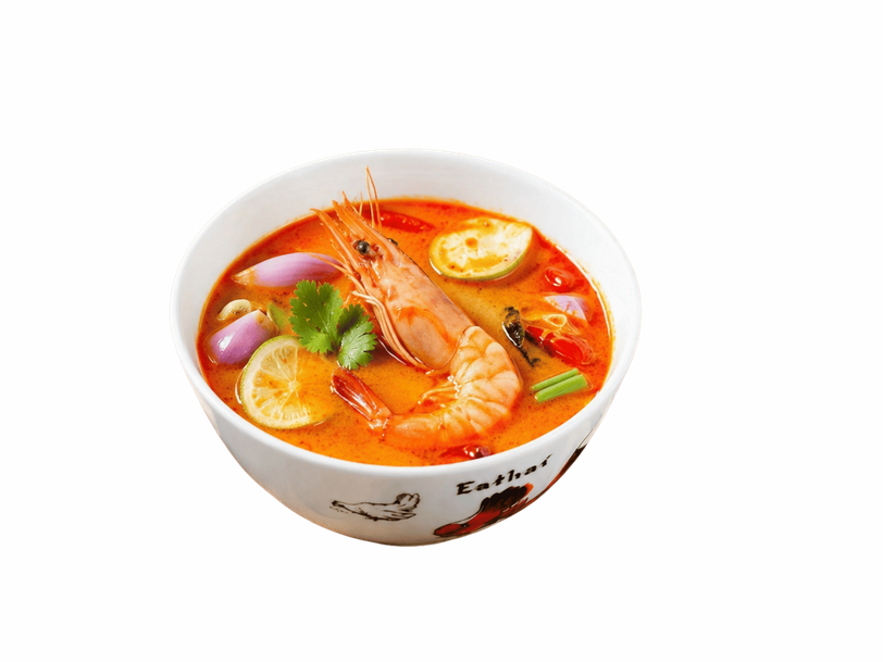 小食泰冬陽酸辣海鮮湯（湯盅）