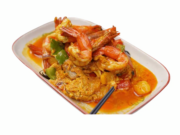 小食泰滑蛋大蝦