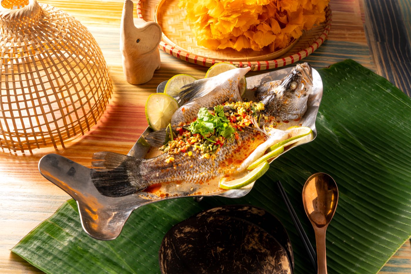 小食泰清蒸檸檬魚餐點圖片